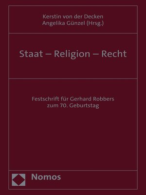 cover image of Staat – Religion – Recht